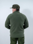 Толстовка на молнии, оливковый, флис - интернет магазин Полигон