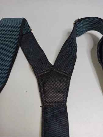 Подтяжки офисные, бирюзовый 40 мм - интернет магазин Полигон