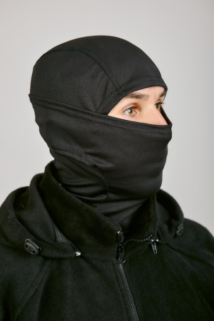 Составная маска подшлемник №13, черный, полиэстер - интернет магазин Полигон