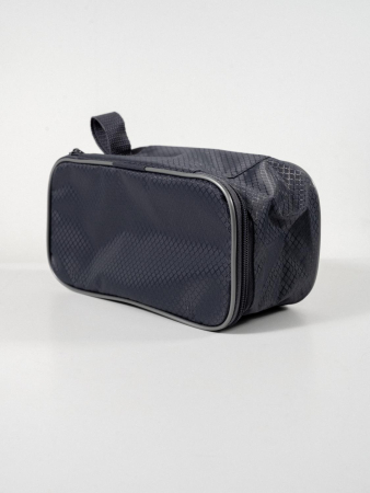 Косметичка на молнии, серый - интернет магазин Полигон