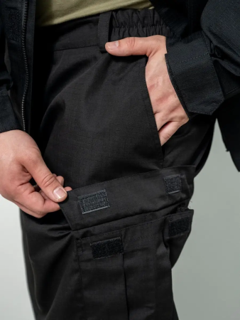 Костюм ВКБО, полевой летний, цвет черный, ткань рип-стоп - интернет магазин Полигон