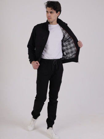 Брюки Джогеры артикул 681 Турция, NESET черный - интернет магазин Полигон