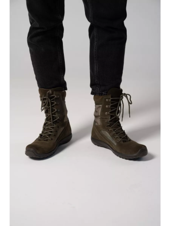 Берцы ТАКТИК, мох, замша - интернет магазин Полигон