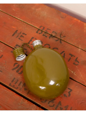 Фляга армейская, оливковый, алюминий, 0,7 л - интернет магазин Полигон