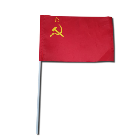Флаг СССР махательный, красный - интернет магазин Полигон