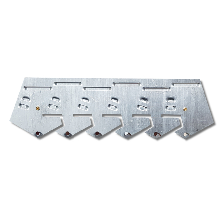 Орденская колодка № 6, серебристый, алюминий - интернет магазин Полигон