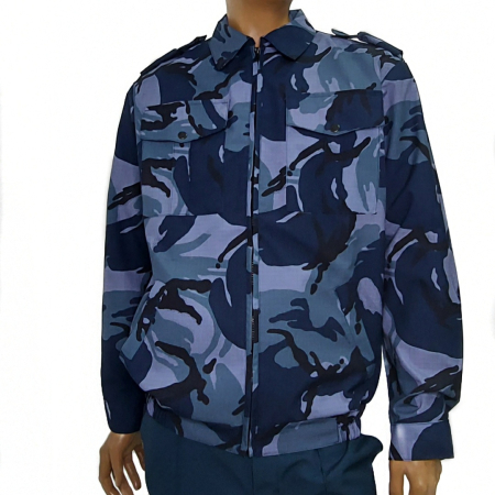 Китель ФСИН, длинный рукав, ткань рип-стоп, цвет Синяя Кукла - интернет магазин Полигон