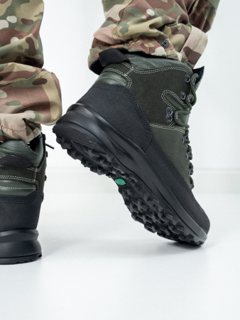 Ботинки высокие "KS-SAFETY" арт. 161, цвет зеленый - интернет магазин Полигон