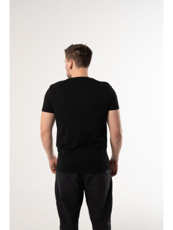 Футболка с буквой Z - поддержим наших!, черный, белый - интернет магазин Полигон