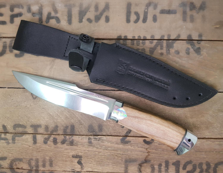 Нож Златоуст "Хищник", орех, сталь 95х18 - интернет магазин Полигон