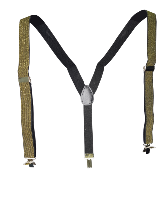 Подтяжки яркие, золотой 25 мм - интернет магазин Полигон