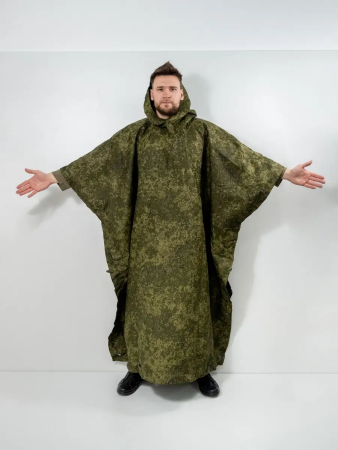 Плащ-палатка Пончо Специальная СПН, зеленый - интернет магазин Полигон