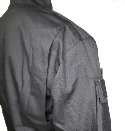 Китель тактический ПОЛИГОН, ткань рип-стоп, цвет Черный - интернет магазин Полигон