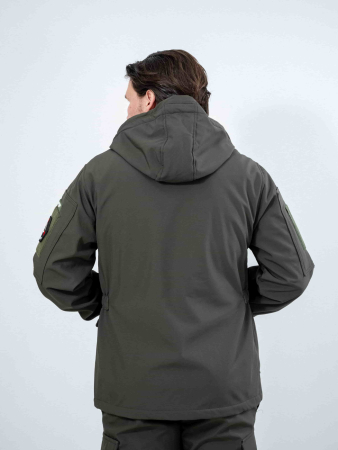 Костюм демисезонный MIOTOIN Т13Х (софтшелл/флис) цвет Хаки - интернет магазин Полигон