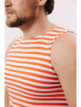 Майка-тельняшка (ГОСТ облегченный) МЧС, оранжевый - интернет магазин Полигон